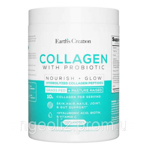 Купить Коллаген Earth's Creation COLLAGEN WITH PROBIOTIC 275 грамм ...
