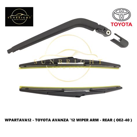 wpartava toyota avanza  wiper arm rear oe  selangor