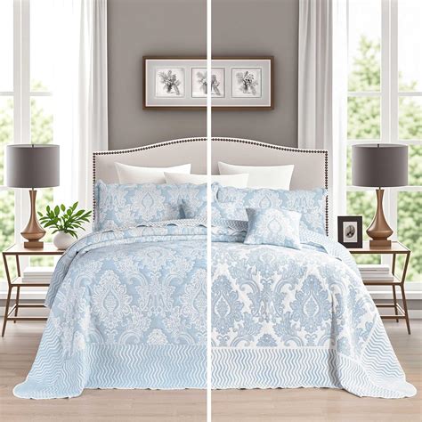 Chiinvent Oversized King Bedspreads 120x120 Extra Wide