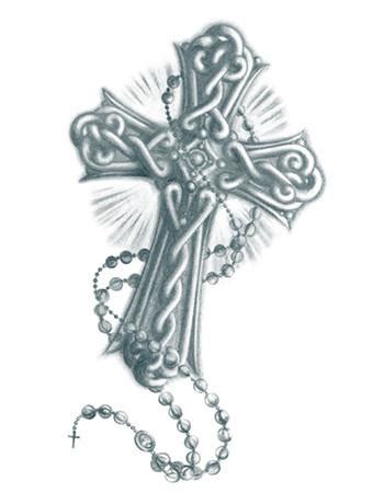 Rosary Cross Drawing at GetDrawings | Free download