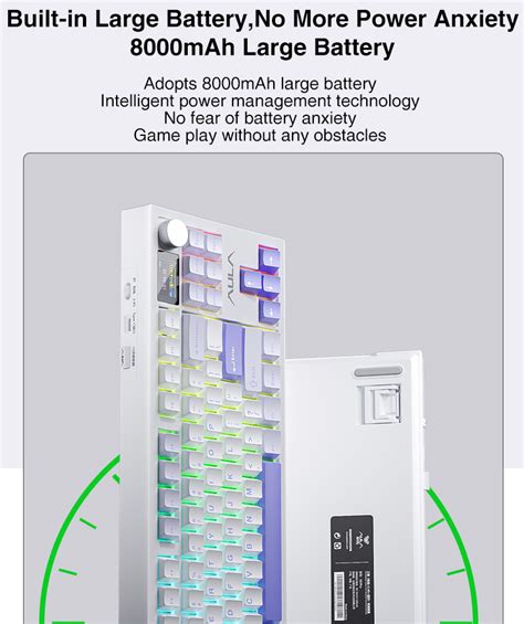 Aula S Pro Tri Mode Mechanical Keyboard Hot Swap Rgb Gasket Structure Lcd Screen Knob Shopee