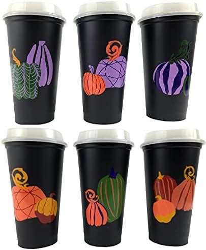 Amazon Starbucks Reusable Color Changing 6 Hot Cups Limited