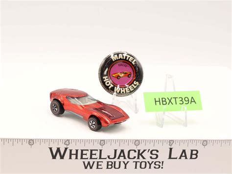 Torero Red Hot Wheels Mattel Vintage Redline RL WITH BUTTON Wheeljack S Lab