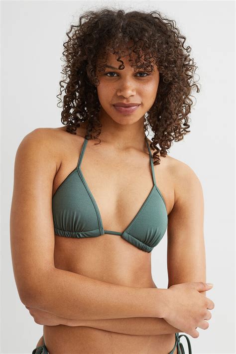 Push Up Triangle Bikini Top