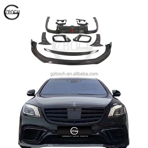 W222 Bodykit For Mercedes Benz W222 S63 S65 AMG To Bra Bus Kit Carbon