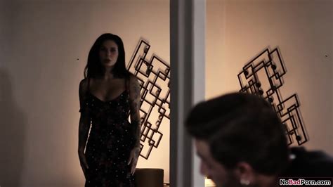 Tattooed Milf Deepthroating And Riding Her Stepsons Big Cock