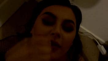 Cute Brunette Takes A Big Facial XNXX