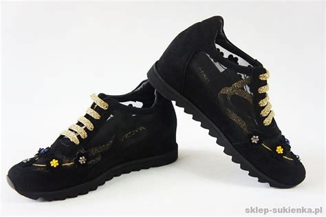 MAGZA MAGZA SNEAKERSY ZAMSZ SIATECZKA + KWIATY 39 - 6802169537 ...