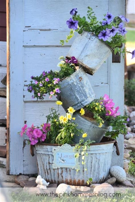 Amazing Flower Towers Or Tipsy Pot Planters Ideas A Cultivated