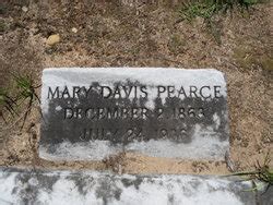 Mary Lillian Davis Pearce M Morial Find A Grave