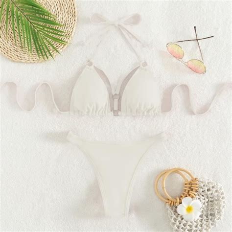 Maillots de bain femmes Sexy pièces bikini Classique Mode Boheme Plage Swing Vacances