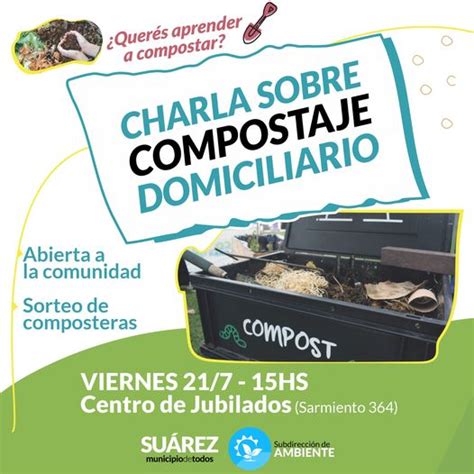 Ambiente Charla Sobre Compostaje Domiciliario Gratuita Y Abierta A La