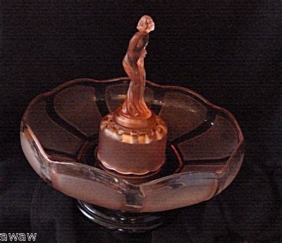 Walther Sohne Nude Flower Frog Stand Frosted