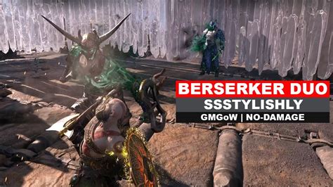 Berserker Bodvar And Starolfr Combo Focused Boss Fight Gow Ragnarok