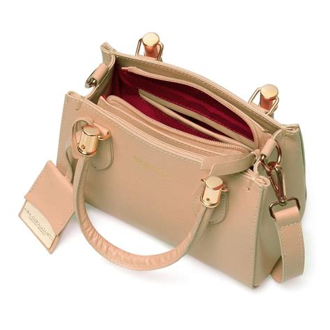 Bolsa Em Couro Leg Timo Mini Tote Nude Areia Bege