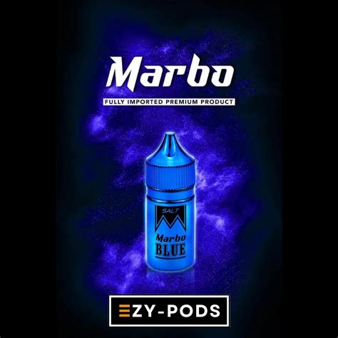 Marbo Salt Nic Limited Blue Ml Ezy Pods