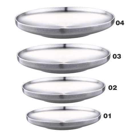 304 Roestvrij Stalen Ronde Plaat Duurzaam Dessertb Grandado