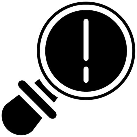 Premium Vector Eye Magnifier Vector Illustration