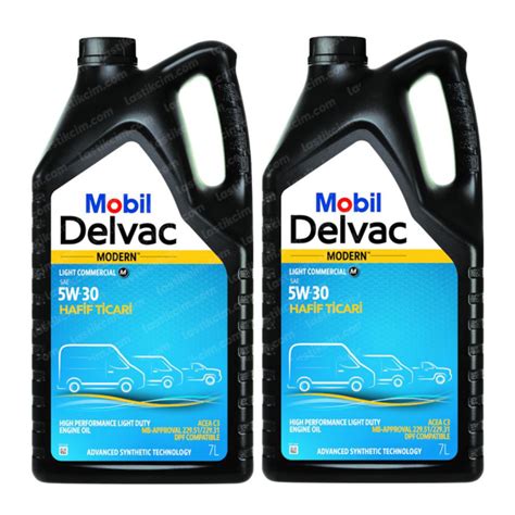 Mobil Delvac Modern 5W-30 Hafif Ticari Motor Yağı 7 Litre & 7 Litre