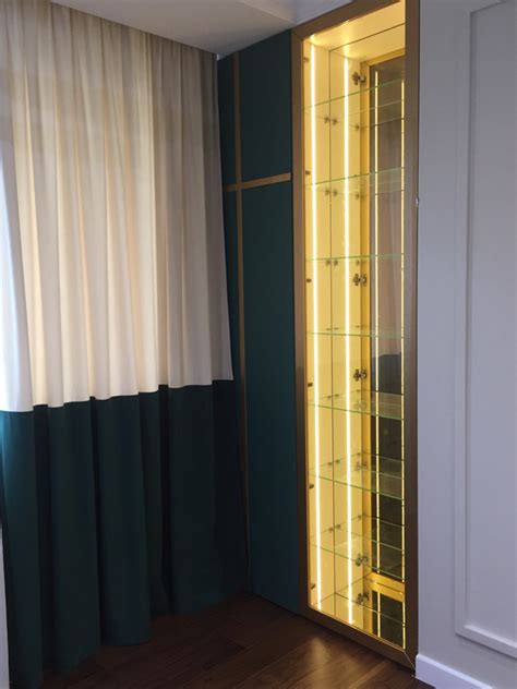 Современный сервант в интерьере на заказ от РЕФОРМ СИТИ