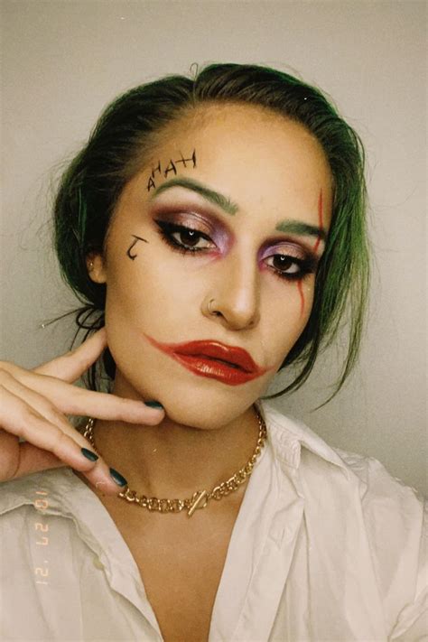 Lady Joker Halloween Makeup Halloween Face Makeup Halloween Outfits