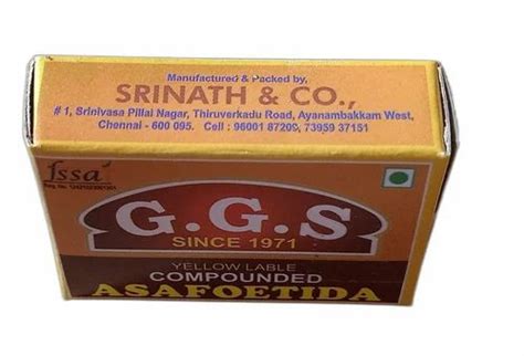 25g GGS Compounded Asafoetida Powder Packaging Type Box At Rs 45 Pack