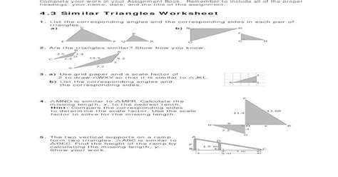 Triangle Congruence Worksheet Pdf Englishworksheet My Id