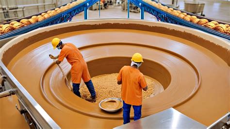 The Biggest Peanut Production Line You Should See Mega Peanut Butter