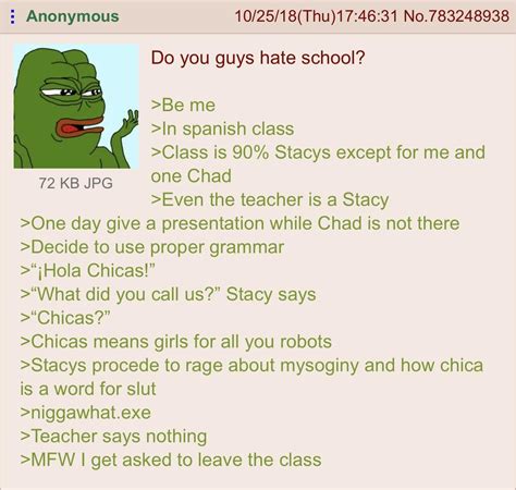 Fuck Spanish R Greentext
