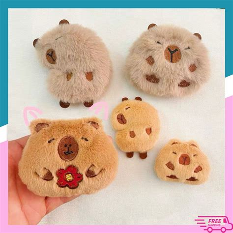 Gấu bông mini cute nhiều mẫu HOT Loopy Capybara Gấu dâu thú nhồi bông size nhỏ giá rẻ Shopee