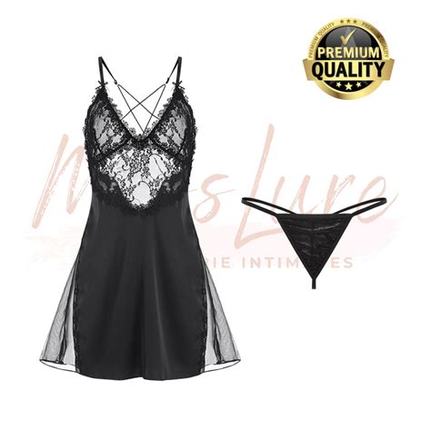 MissLureMALAYSIA STOCKNEW PREMIUM QUALITY RENA Sexy Babydoll Lingerie Nightwear Dress Baju