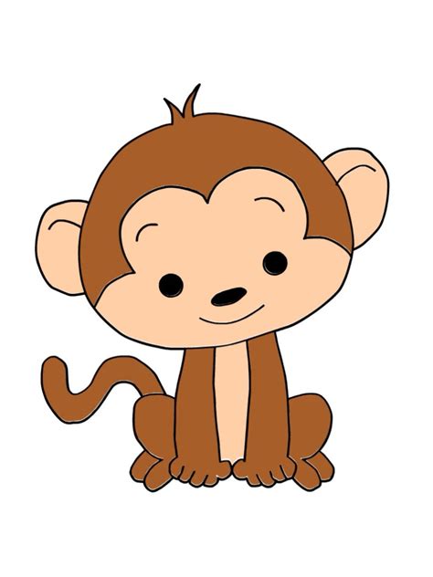 How To Draw A Playful Monkey