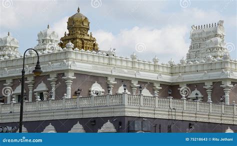 Sri Venkateswara Temple in Bridgewater, New Jersey Stock Image - Image ...