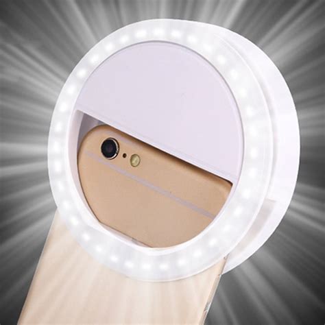 Luz Selfie Ring Light Youtuber Clipe Anel Led Flash Celular Universal