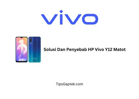 Solusi Dan Penyebab Hp Vivo Y Matot Tipsgaptek