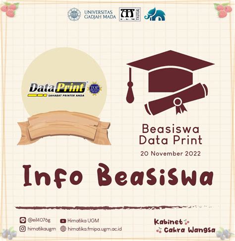 Beasiswa Data Print Himatika Ugm