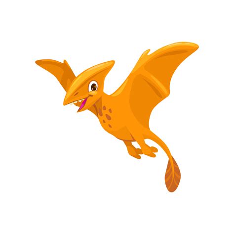 Cartoon Pterodactyl Dinosaur Character Cute Dino 15600393 Vector Art
