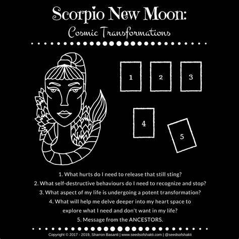 Sacred Ritual For The New Moon In Scorpio New Moon New Moon Rituals