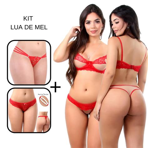 Liquidação Lingerie lua de mel conjunto tule calcinha sexy Isa Belly lingerie Shopee Brasil