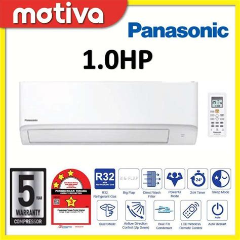 Panasonic 1 0hp Non Inverter Aircond CS PN9WKH CU PN9WKH Panasonic