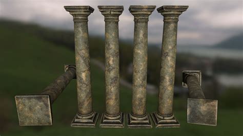 Pillar Free 3d Model 3ds Obj Fbx Free3d