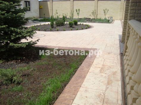 Покрытия из бетона под ключ - полы, дорожки, тротуары, площадки