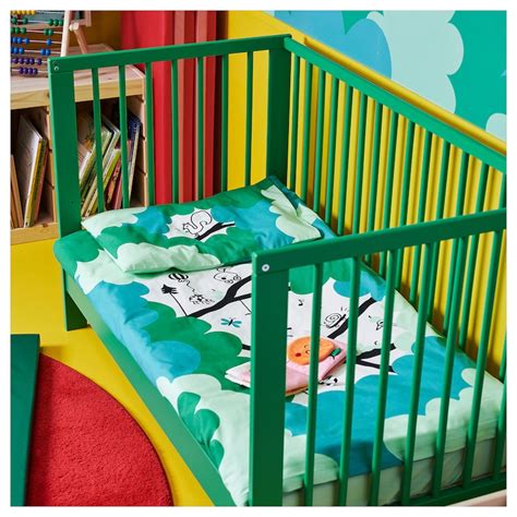GULLIVER crib, green, 271/2x52" - IKEA