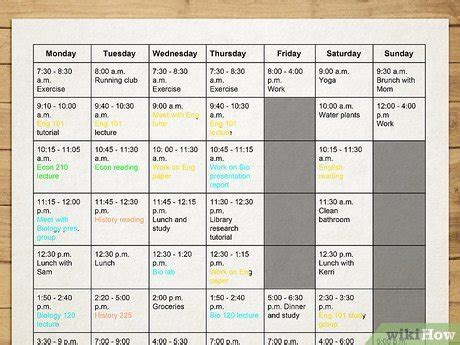 How To Make A Study Timetable Easy Ways To Make A Planner