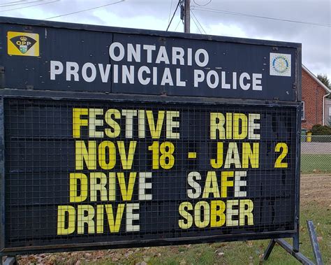 Upper Ottawa Valley OPP Launches Annual Festive R I D E Campaign