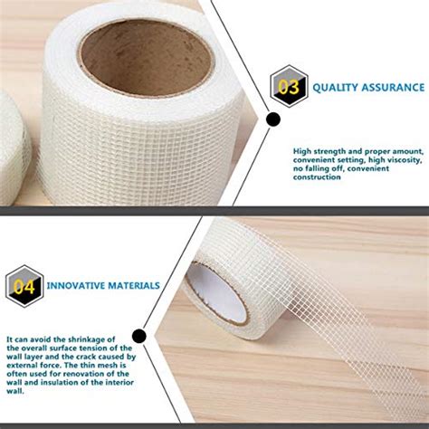 Uwecan High Strength Self Adhesive Fiberglass Cloth Mesh Tape Fabric