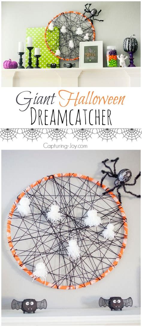 Spiderweb Dreamcatcher Diy Halloween Decorations Diy Halloween