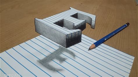 Cara Menggambar Huruf E 3dimensi Gambar 3 Dimensi How To Draw A 3d