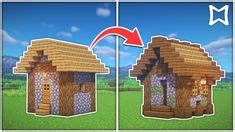 12 ideas de Casas de aldeanos/Mejoradas | construcciones minecraft, creaciones minecraft ...