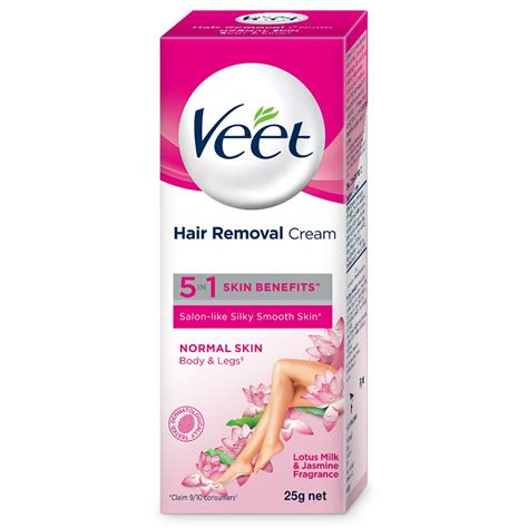 Buy Veet Silk And Fresh Hair Removal Cream For Women Normal Skin 25 G